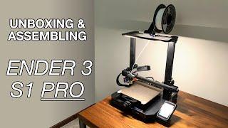 Ender 3 S1 Pro 3D Printer - Unboxing and Assembly