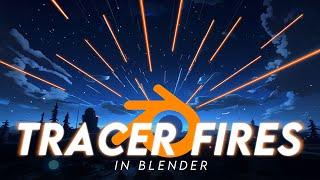 Blender 3D Tracer Fire in MINUTES Not Hours! | Blender 4.2 Tutorial