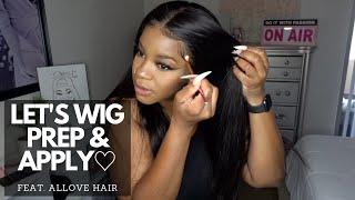 Watch Me PREP & APPLY a Frontal Wig | FT. ALLOVE HAIR | Chelcie J