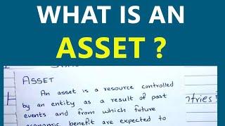 What is an Asset? - By Saheb Academy