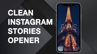 Clean Instagram Stories Opener - Free Download Premiere Pro Templates + Tutorial