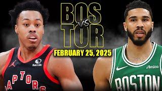 Boston Celtics vs Toronto Raptors Full Game Highlights - February 25, 2025 | NBA Regular Season