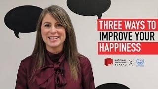 Three Ways to Boost Your Happiness | Jennifer Moss for IDOH