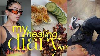 my healing diary, ep.1 | starting red light therapy, managing a clean diet, and overcoming anxiety