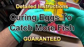 If YOU Want To Catch More Salmon & Steelhead, Follow This Step by Step Egg Curing Process.