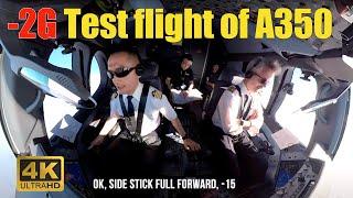 Amazing Airbus A350 flight test movie  | China pilots eye (ATC Subtitle)