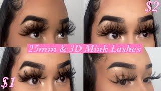 I TRIED SUPER CHEAP MINK LASHES