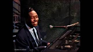 Otis Spann - Spann's Blues live [Colourised] 1963