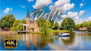  Delft The Netherlands | 4K Walking Tour Spring 2024 ️