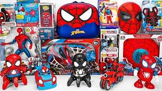 Marvel's Spider-Man series Unboxing, Spider-Man action dolls, glowing Spider-Man electric toy gun