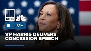 Watch stream | VP Harris delivers remarks following loss in presidential race