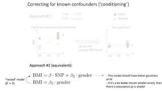 MCB 182 Lecture 12.6 - Confounding factors in GWAS