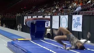 Gymnastics Fall Moments  NCAA Women's 2023 Week-1  January 6-8, 2023