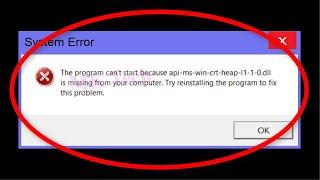 How To Fix Origin Error - (api-ms-win-crt-heap-runtime-l1-1-0.dll) - Missing Or Not Found