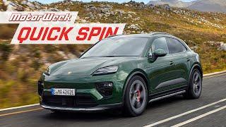 2025 Porsche Macan Electric | MotorWeek Quick Spin