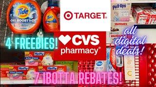 All digital Target and CVS haul 6/1-7! 4 freebies! 7 IBOTTA rebates!
