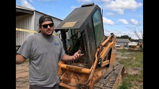 We Ran the Skid Steer Out of Fuel - A Costly Mistake! Replacing the Starter in a Case 450CT!