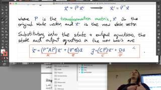 System Dynamics and Controls: Lecture 004 State Equation Diagonalization.