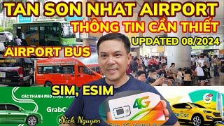 MUA SIM ĐIỆN THOẠI, ESIM, XE BUÝT, VŨNG TÀU, TAXI SÂN BAY TÂN SƠN NHẤT - CẬP NHẬT 08/2024 || Nick N