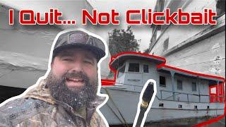 I Quit my Job to Do this Full Time... (NOT CLICKBAIT) Duck Camp House boat Ep. 11