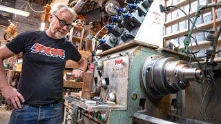 Adam Savage Installs a Collet Locker on His Lathe!