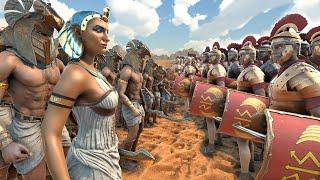 Cleopatra & Egyptian Army vs Roman Empire | Ultimate Epic Battle Simulator 2 | UEBS2