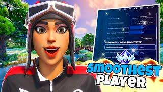 SMOOTHEST PLAYER! + *NEW* BEST CONTROLLER SETTINGS For Fortnite Chapter 6