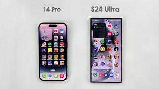 iPhone 14 Pro vs Galaxy S24 Ultra - Speed Test!