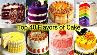 40 Types of Cake Flavors Name | Different Cake Flavors Name | Cake Flavours Name List |