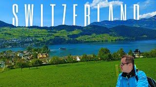 Switzerland Heaven on Earth | Relax View from Bus | 1Hr Relax Tour of Switzerland