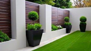 +300 Home Garden Wall Design Ideas 2024 Backyard Boundary Fence Designs | Garden Wall Decor Ideas P2