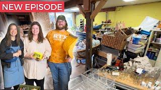 couple's JUNK ZONE gets TRANSFORMED! ‍ Basement Declutter & Organize (Part 1 of 3) ‍