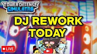 LIVE ● TDS Stream #18 | DJ REWORK TODAY ● Roblox Tower Defense Simulator