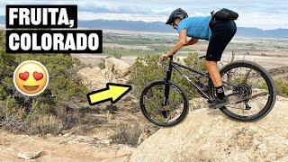 Her First Time Riding A Steel Hardtail!  (Hawkeye trail in Fruita, Colorado)