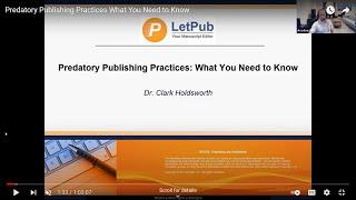 Predatory Publishing Practices What You Need to Know