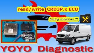 Flex programmer read/write Delphi CRD3P ECU via OBD/Bench /Boot. MB Sprinter  tuning solutions !!!