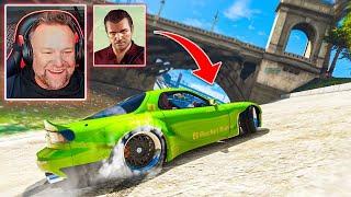 Michael From GTA 5 REACTS to My STUNTS!