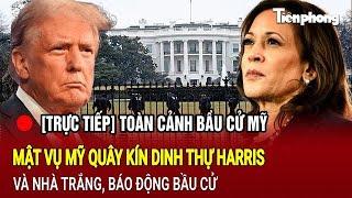 [TRỰC TIẾP] Toàn cảnh Bầu cử Mỹ 5/11: Mật vụ Mỹ quây kín Nhà Trắng, dinh thự Harris, báo động bầu cử