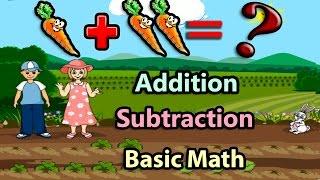 Basic Math For Kids: Addition and Subtraction, Science games, Preschool and Kindergarten Activities