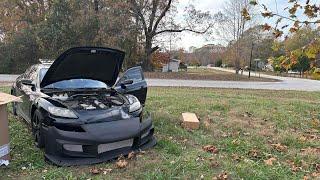 Installing my front bumper for my Mazda rx-8