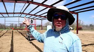 Steel Building an equipment shed