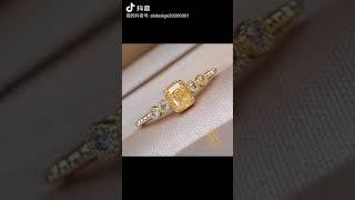  黃鑽石戒指   @SK Design Jewellery