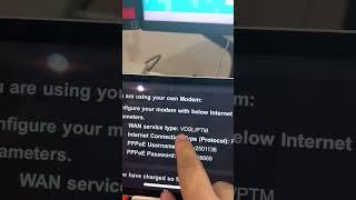 vdsl/adsl modem setup
