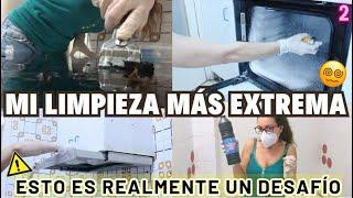  RUTINA en LA CASA más SUCIA que he LIMPIADO #2  UN DESAFÍO! Limpiando la casa para poder vivir 