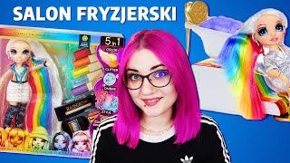 FARBUJĘ WŁOSY  Salon Fryzjerski z lalką Rainbow High 