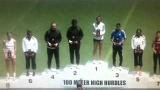 GFU's Irene Johnson 100m hurdle NCAA III National Champion