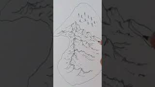 #연필드로잉 #스케치 #풍경그림 #판타지 #지도 #어반스케치 #그림