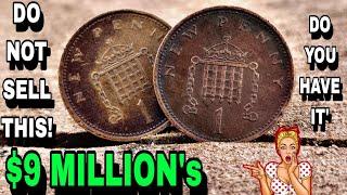 Top 10 ULTRA UK ONE NEW PENNY RARE UK ONE PENNY COINS WORTH BIG MONEY-COINS WORTH MONEY!!