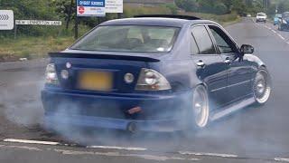 Japanese Cars Leaving a Car Show !!!