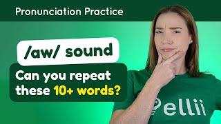 Practicing /ɑw/ – English Pronunciation Lesson (Part 2)